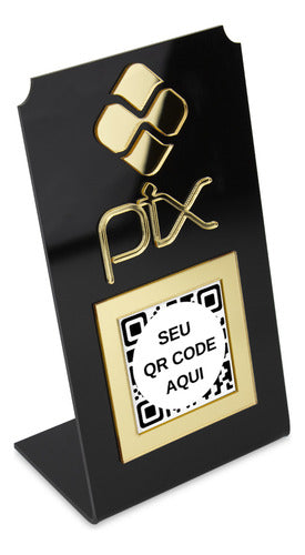 Plaquinhas de Pix e de Redes Sociais